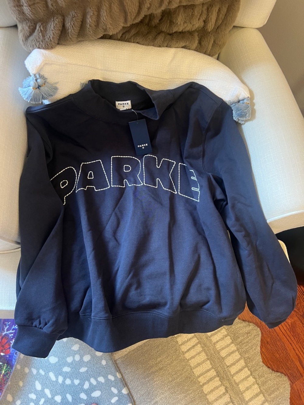 Target X Parke Mockneck Pullover Sweatshirt - Picture 2 of 7